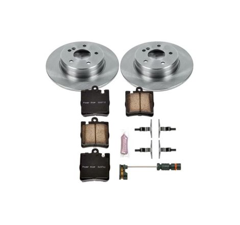 Power Stop 01-02 Mercedes-Benz E430 Rear Autospecialty Brake Kit