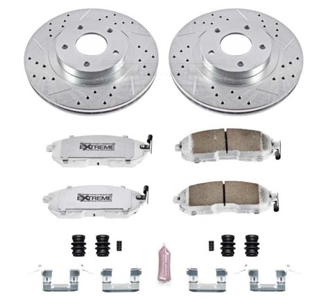 Power Stop 02-04 Infiniti I35 Front Z26 Street Warrior Brake Kit