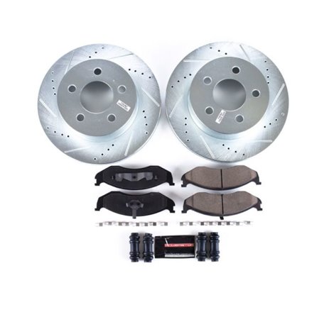 Power Stop 99-01 Jeep Cherokee Front Z23 Evolution Sport Brake Kit