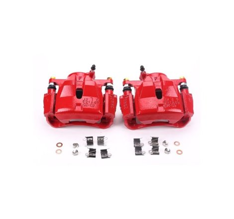 Power Stop 10-12 Lexus HS250h Front Red Calipers w/Brackets - Pair