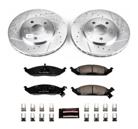 Power Stop 95-00 Chrysler Cirrus Front Z23 Evolution Sport Brake Kit