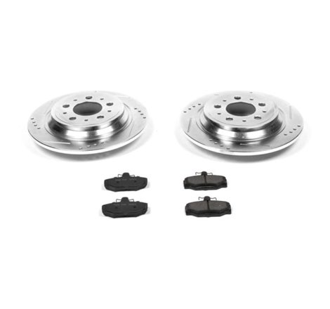 Power Stop 99-00 Volvo S70 Rear Z23 Evolution Sport Brake Kit