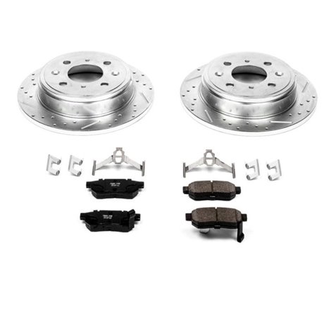 Power Stop 90-01 Acura Integra Rear Z23 Evolution Sport Brake Kit