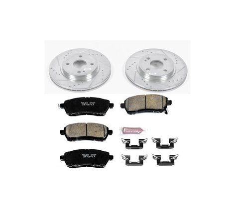 Power Stop 11-14 Mazda 2 Front Z23 Evolution Sport Brake Kit