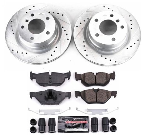 Power Stop 10-13 BMW 128i Rear Z23 Evolution Sport Brake Kit