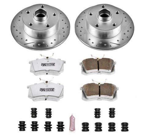 Power Stop 97-01 Audi A4 Rear Z26 Street Warrior Brake Kit