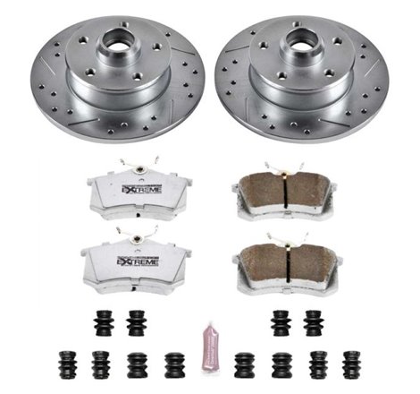 Power Stop 94-99 Volkswagen Golf Rear Z26 Street Warrior Brake Kit