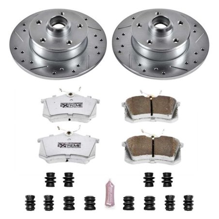 Power Stop 94-99 Volkswagen Golf Rear Z26 Street Warrior Brake Kit