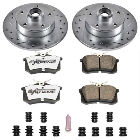 Power Stop 92-95 Volkswagen Corrado Rear Z26 Street Warrior Brake Kit