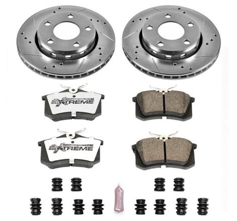 Power Stop 00-02 Audi S4 Rear Z26 Street Warrior Brake Kit