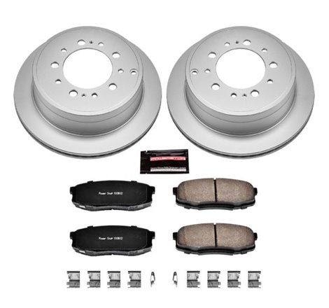 Power Stop 08-11 Lexus LX570 Rear Z17 Evolution Geomet Coated Brake Kit