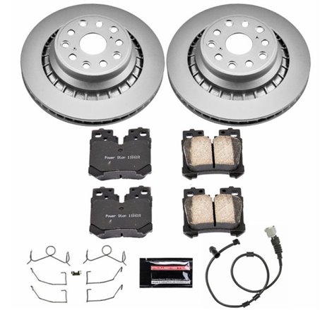 Power Stop 07-09 Lexus LS460 Rear Z17 Evolution Geomet Coated Brake Kit