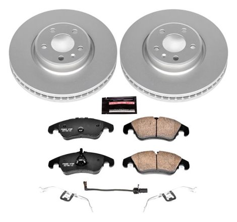 Power Stop 12-16 Audi A4 Front Z23 Evolution Sport Coated Brake Kit