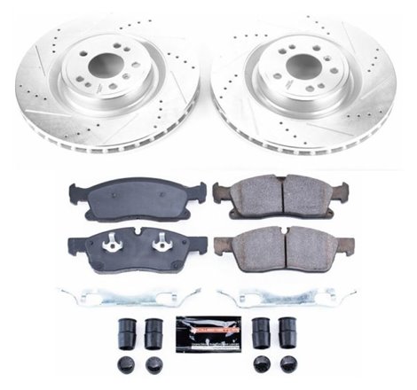 Power Stop 13-16 Mercedes-Benz GL350 Front Z23 Evolution Sport Brake Kit