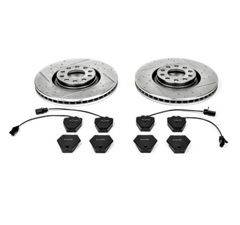 Power Stop 00-01 Audi A6 Quattro Front Z23 Evolution Sport Brake Kit