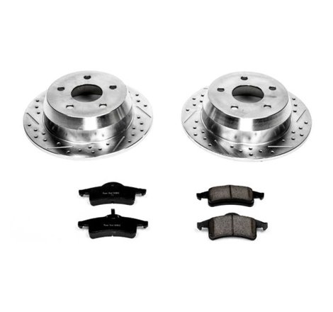 Power Stop 99-04 Jeep Grand Cherokee Rear Z23 Evolution Sport Brake Kit