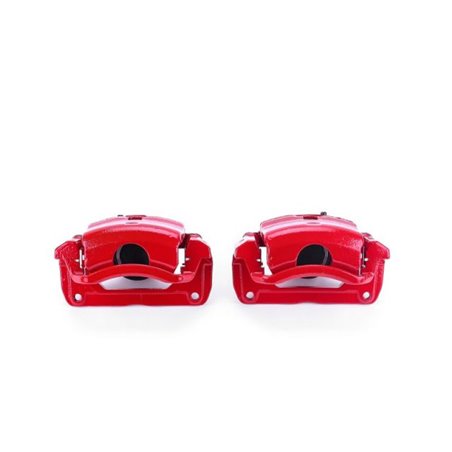 Power Stop 06-12 Ford Fusion Front Red Calipers w/Brackets - Pair