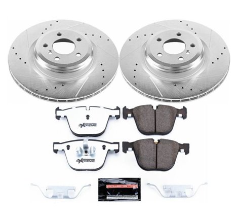 Power Stop 11-15 BMW 750i Rear Z26 Street Warrior Brake Kit