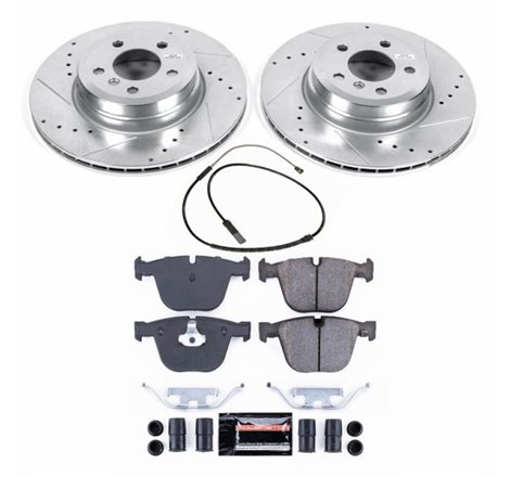 Power Stop 2019 BMW X6 Rear Z23 Evolution Sport Brake Kit