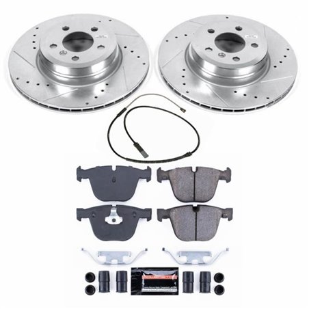 Power Stop 2019 BMW X6 Rear Z23 Evolution Sport Brake Kit