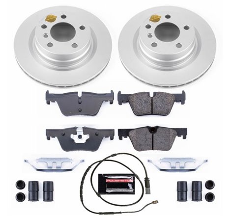 Power Stop 14-16 BMW 228i Rear Z23 Evolution Sport Coated Brake Kit