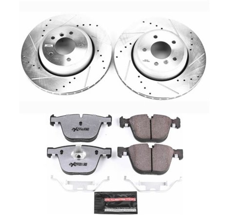 Power Stop 08-10 BMW 535i Rear Z26 Street Warrior Brake Kit