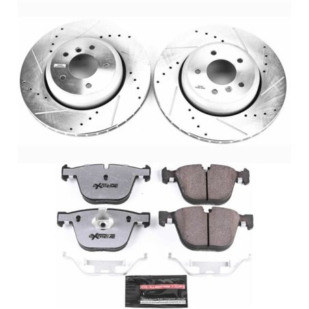 Power Stop 08-10 BMW 535i Rear Z26 Street Warrior Brake Kit