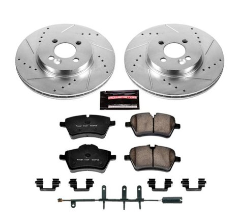 Power Stop 07-08 Mini Cooper Front Z23 Evolution Sport Brake Kit