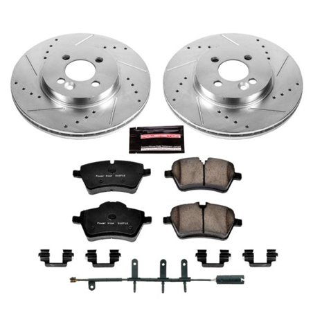 Power Stop 07-08 Mini Cooper Front Z23 Evolution Sport Brake Kit