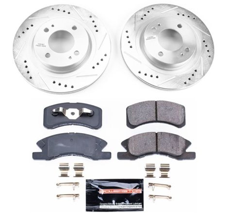 Power Stop 17-18 Mitsubishi Mirage Front Z23 Evolution Sport Brake Kit