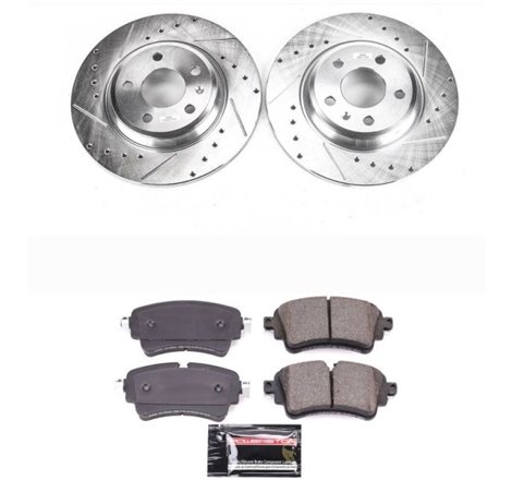 Power Stop 2019 Audi A4 Rear Z23 Evolution Sport Brake Kit