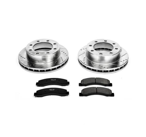 Power Stop 1999 Ford F-250 Super Duty Front Z23 Evolution Sport Brake Kit