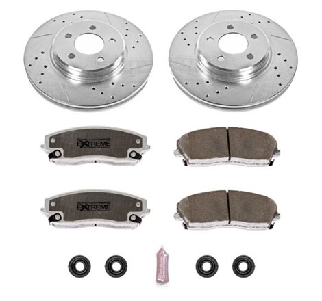 Power Stop 05-19 Chrysler 300 Front Z26 Street Warrior Brake Kit