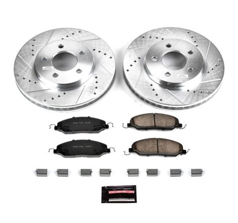 Power Stop 05-10 Ford Mustang Front Z23 Evolution Sport Brake Kit