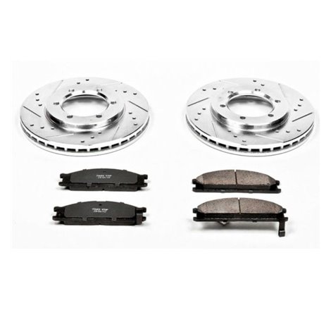 Power Stop 99-04 Nissan Frontier Front Z23 Evolution Sport Brake Kit