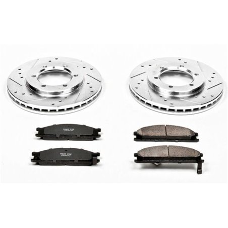 Power Stop 99-04 Nissan Frontier Front Z23 Evolution Sport Brake Kit