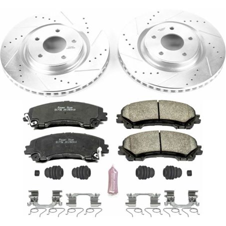 Power Stop 14-19 Nissan Rogue Front Z23 Evolution Sport Brake Kit