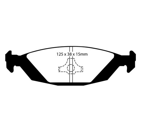 EBC 88-90 Saab 900 2.0 Ultimax2 Rear Brake Pads