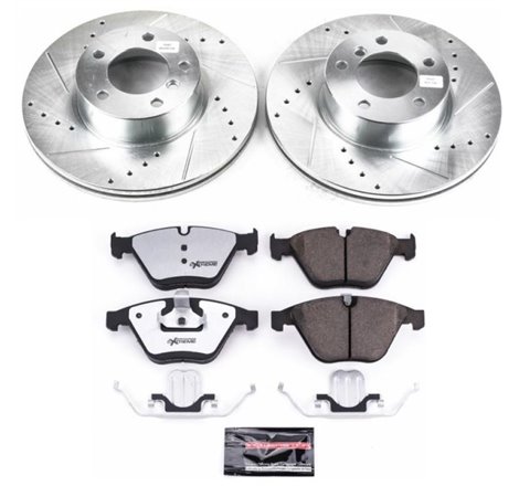 Power Stop 11-12 BMW 328i xDrive Front Z26 Street Warrior Brake Kit