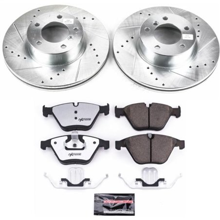 Power Stop 11-12 BMW 328i xDrive Front Z26 Street Warrior Brake Kit