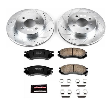 Power Stop 91-92 Saturn SC Front Z23 Evolution Sport Brake Kit