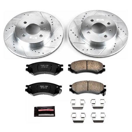 Power Stop 91-92 Saturn SC Front Z23 Evolution Sport Brake Kit