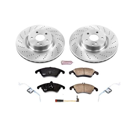 Power Stop 12-15 Mercedes-Benz C250 Front Autospecialty Brake Kit