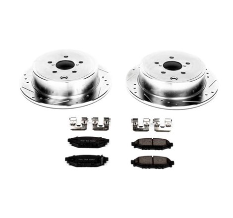 Power Stop 13-16 Subaru BRZ Rear Z23 Evolution Sport Brake Kit