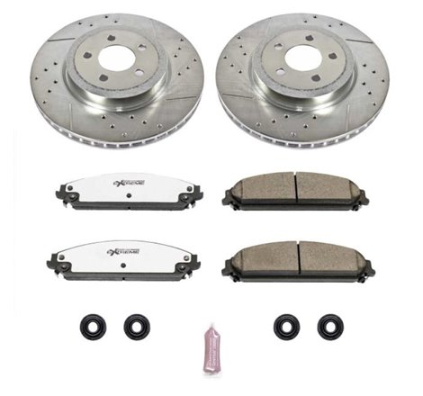 Power Stop 05-19 Chrysler 300 Front Z26 Street Warrior Brake Kit