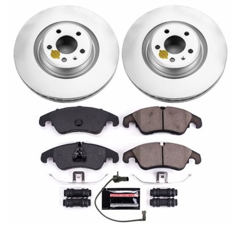 Power Stop 14-18 Audi A6 Front Z23 Evolution Sport Coated Brake Kit