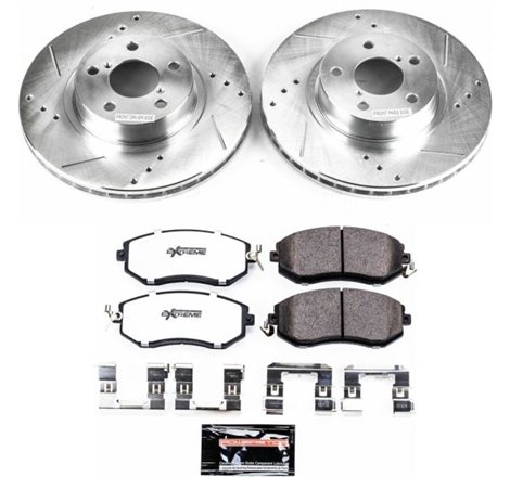 Power Stop 13-16 Subaru BRZ Front Z26 Street Warrior Brake Kit