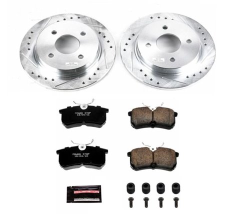 Power Stop 14-19 Ford Fiesta Rear Z23 Evolution Sport Brake Kit