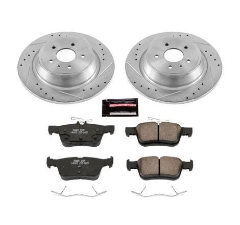 Power Stop 13-19 Ford Fusion Rear Z23 Evolution Sport Brake Kit