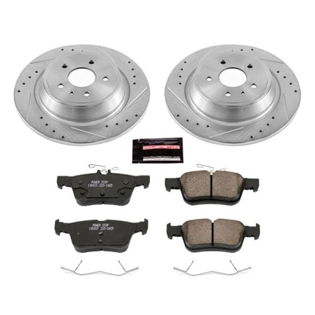 Power Stop 13-19 Ford Fusion Rear Z23 Evolution Sport Brake Kit